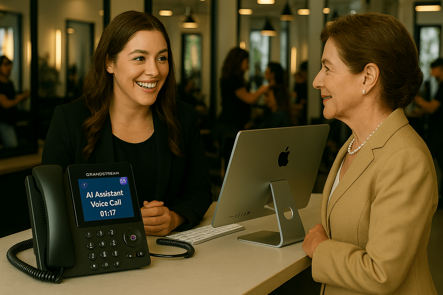 Голосовий помічник AI | Ефективне рішення для прийому клієнтів