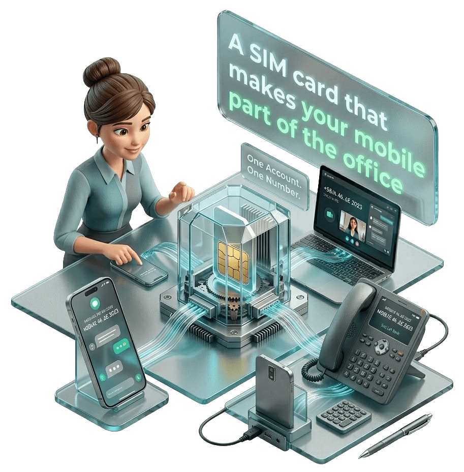 JotLink FMC work SIM for business communication