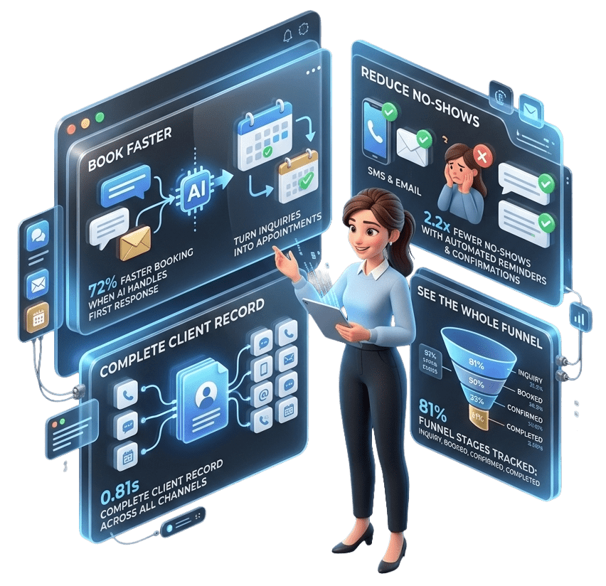 AI appointment automation booking workflow